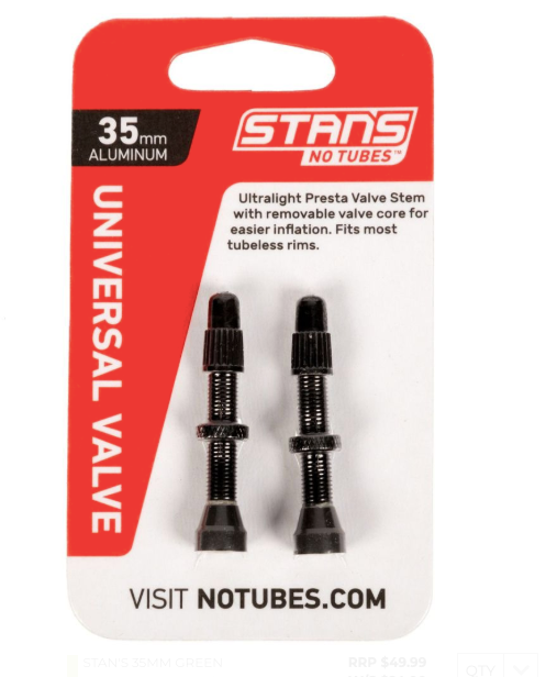 STAN'S NOTUBES - 35MM ALLOY UNIVERSAL VALVE