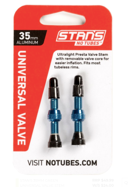 STAN'S NOTUBES - 35MM ALLOY UNIVERSAL VALVE
