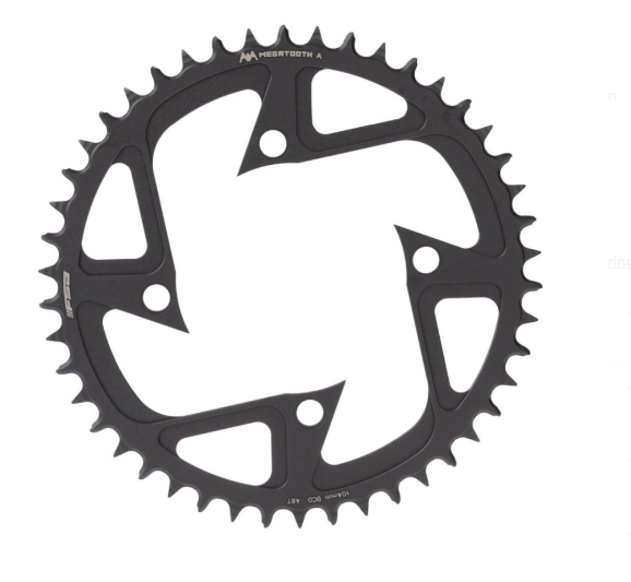 MEGATOOTH ALLOY E-BIKE 104 BCD CHAINRING