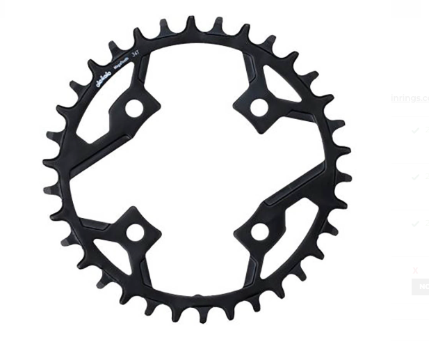 FSA - MEGATOOTH 4 BOLT 82BCD CHAINRING