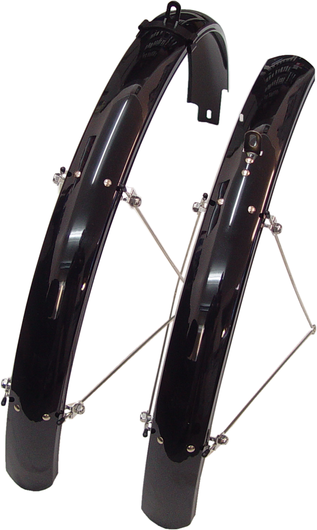 45mm Chromoplastic Mudguards Black