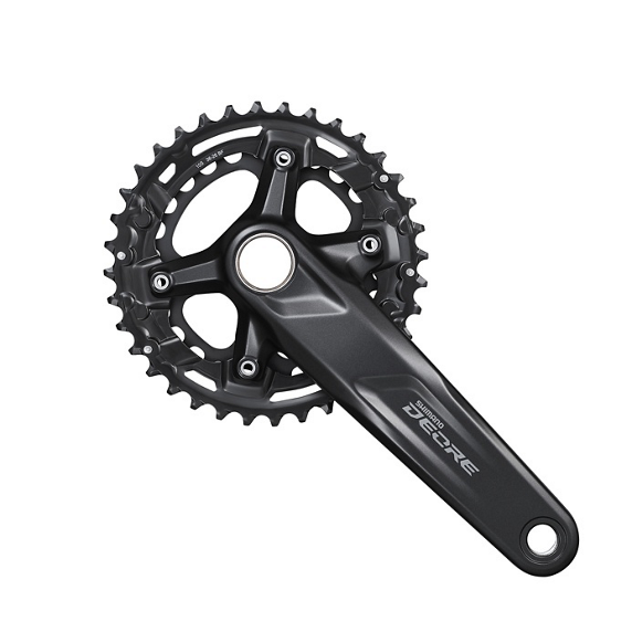 SHIMANO DEORE Crankset FC-M4100-2 2-PIECE CRANKSET 10-speed 170.0 mm 36-26T Series color Without BB parts Without CG