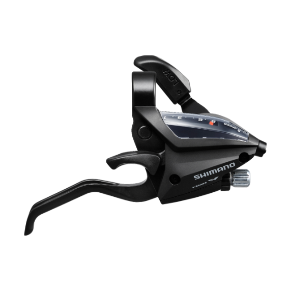SHIMANO Shifting/Brake Lever (For Flat Handlebar) ST-EF500-8R2A 8-speed EZ FIRE PLUS 2050 mm