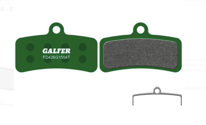 GALFER - BRAKE PADS - SHIMANO FOUR PISTON