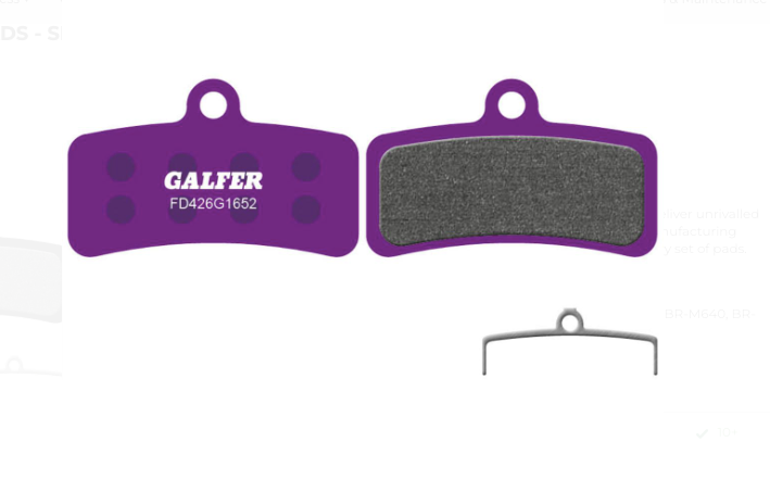 GALFER - BRAKE PADS - SHIMANO FOUR PISTON
