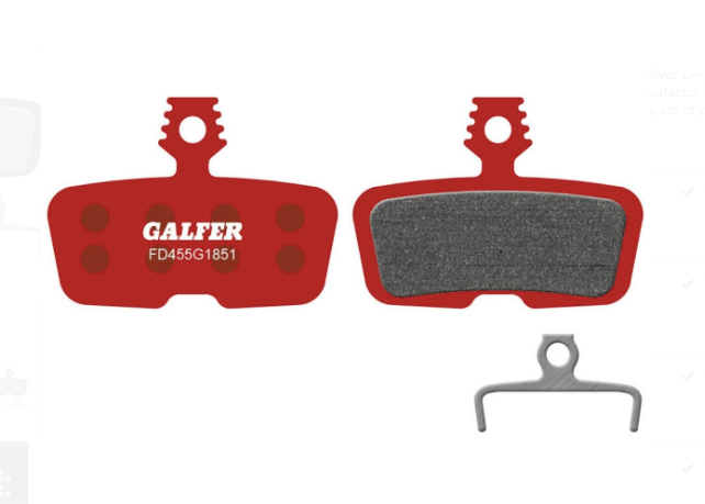 GALFER - BRAKE PADS - SRAM CODE