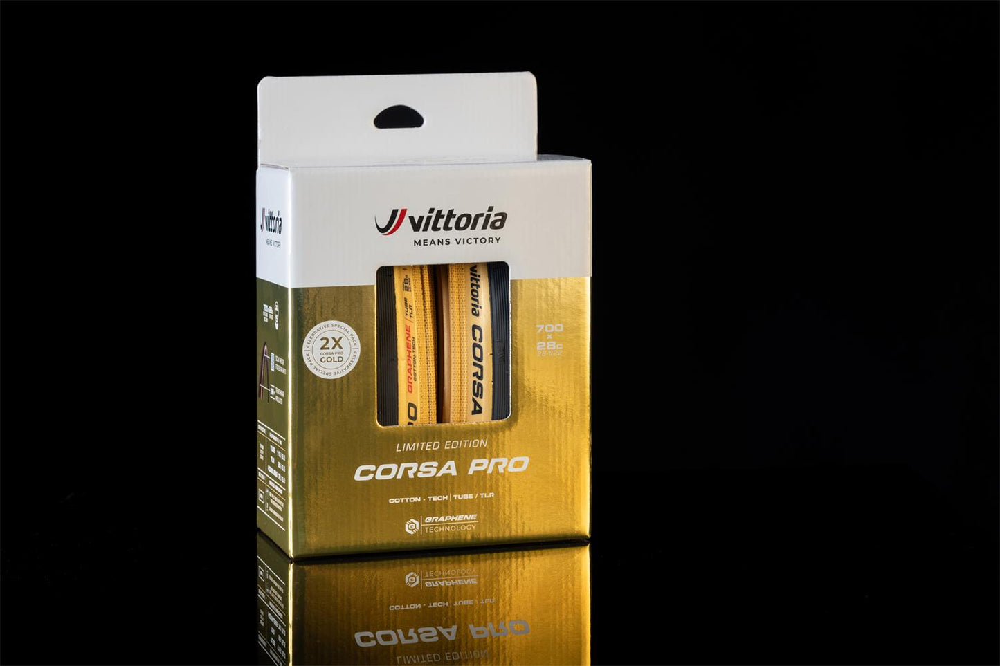 Vittoria Corsa Pro Gold Twin Pack Ltd Edition